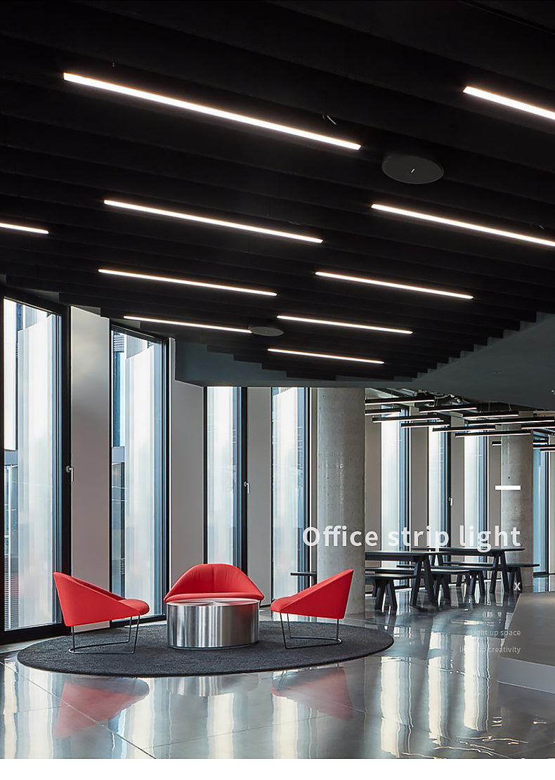 Saiyo LED Strip Light Aluminum Ceiling Profile Spot Downlight Linear Lamp AC85~265V Long Recessed Panel light