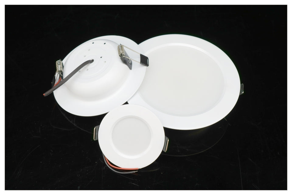 Led Downlight 3W 5W 7W 9W 12W 15W 220V 6pcs/lot Recessed Ceiling Light 3/4/5 inch Round Led Panel Down Light Spotlight Lighting