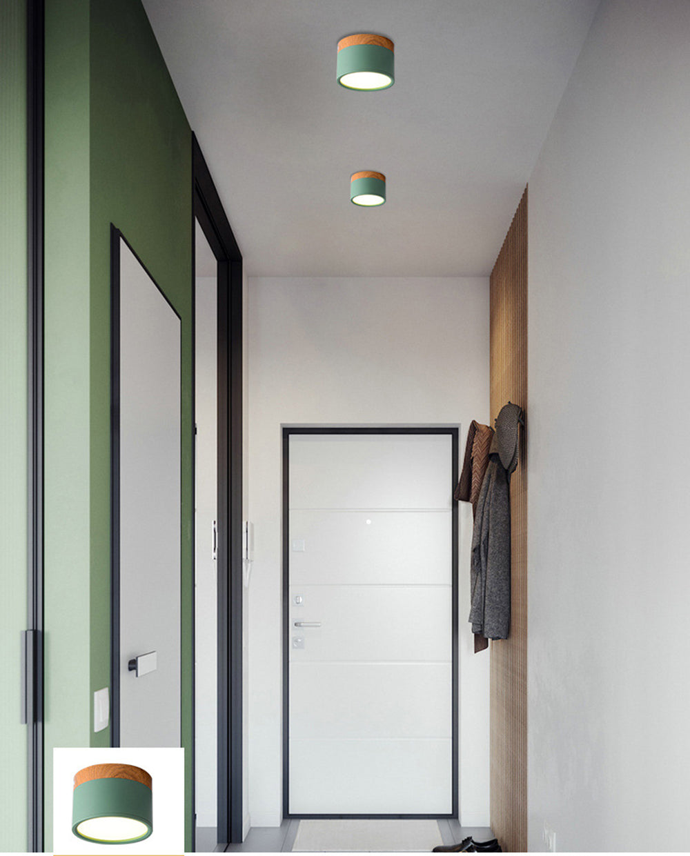 Surface Mounted LED Downlight Bedroom Living Room Aisle Corridor Ceiling Light Indoor Lighting Modern Minimalist LED Spotlight