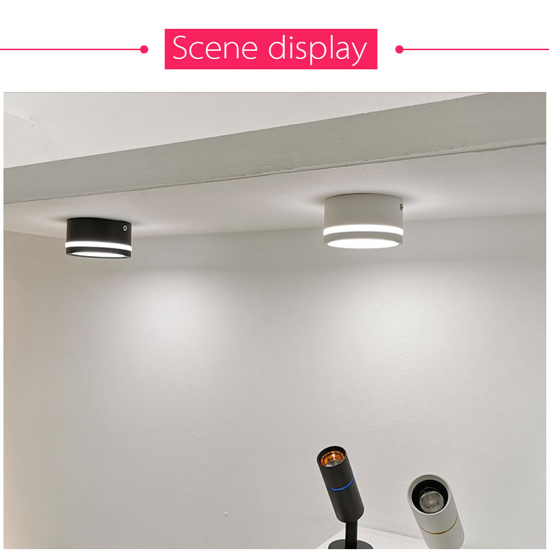 Surface Mounted LED Downlight Side Guide Light Lamp for Ceiling 5W 7W 9W 12W 15W 8Pcs Led Spot Lights Fixtures Indoor Lighting