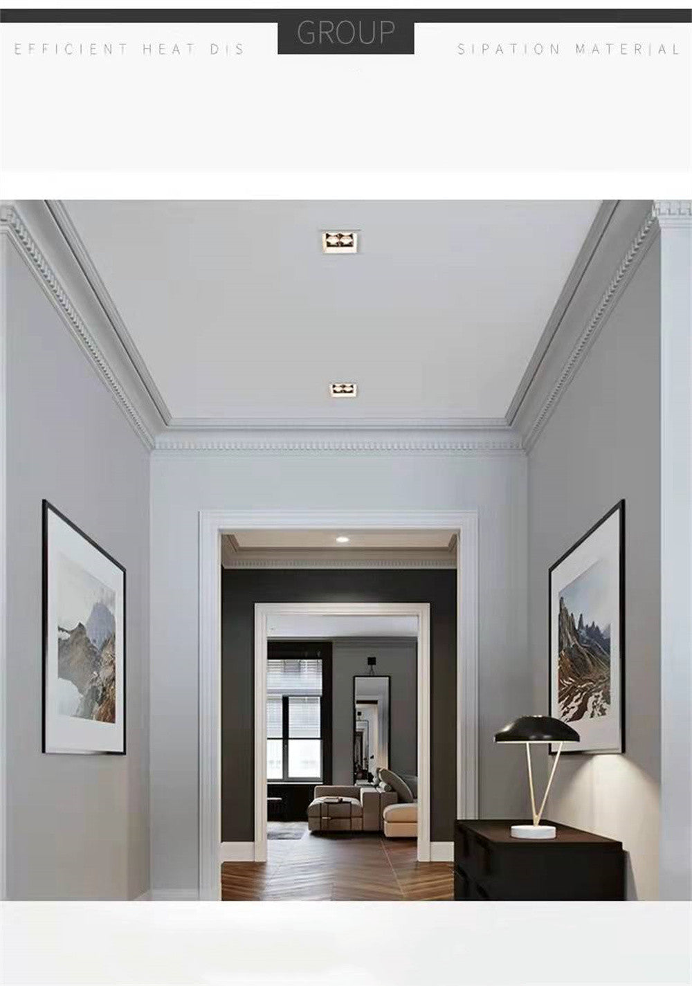 Commercial LED Downlight Square Linear Mini Spot Light 3W 9W 12W 15W 24W 27W 30W 45W Living Room Bedroom Clothing Ceiling Light