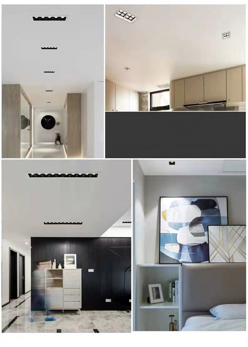 Commercial LED Downlight Square Linear Mini Spot Light 3W 9W 12W 15W 24W 27W 30W 45W Living Room Bedroom Clothing Ceiling Light