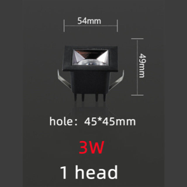 Commercial LED Downlight Square Linear Mini Spot Light 3W 9W 12W 15W 24W 27W 30W 45W Living Room Bedroom Clothing Ceiling Light