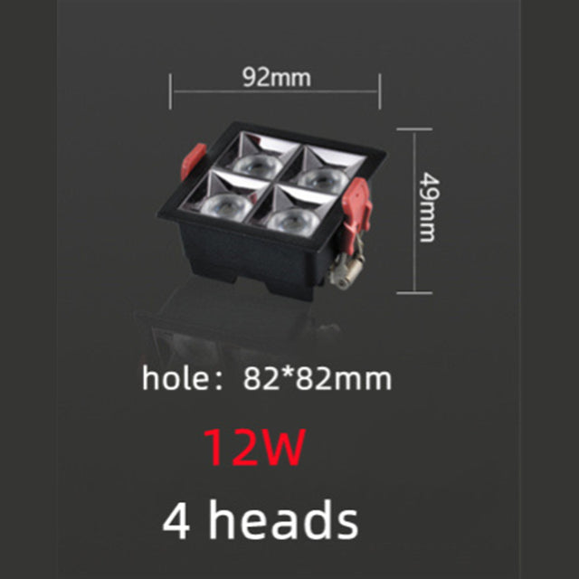 Commercial LED Downlight Square Linear Mini Spot Light 3W 9W 12W 15W 24W 27W 30W 45W Living Room Bedroom Clothing Ceiling Light