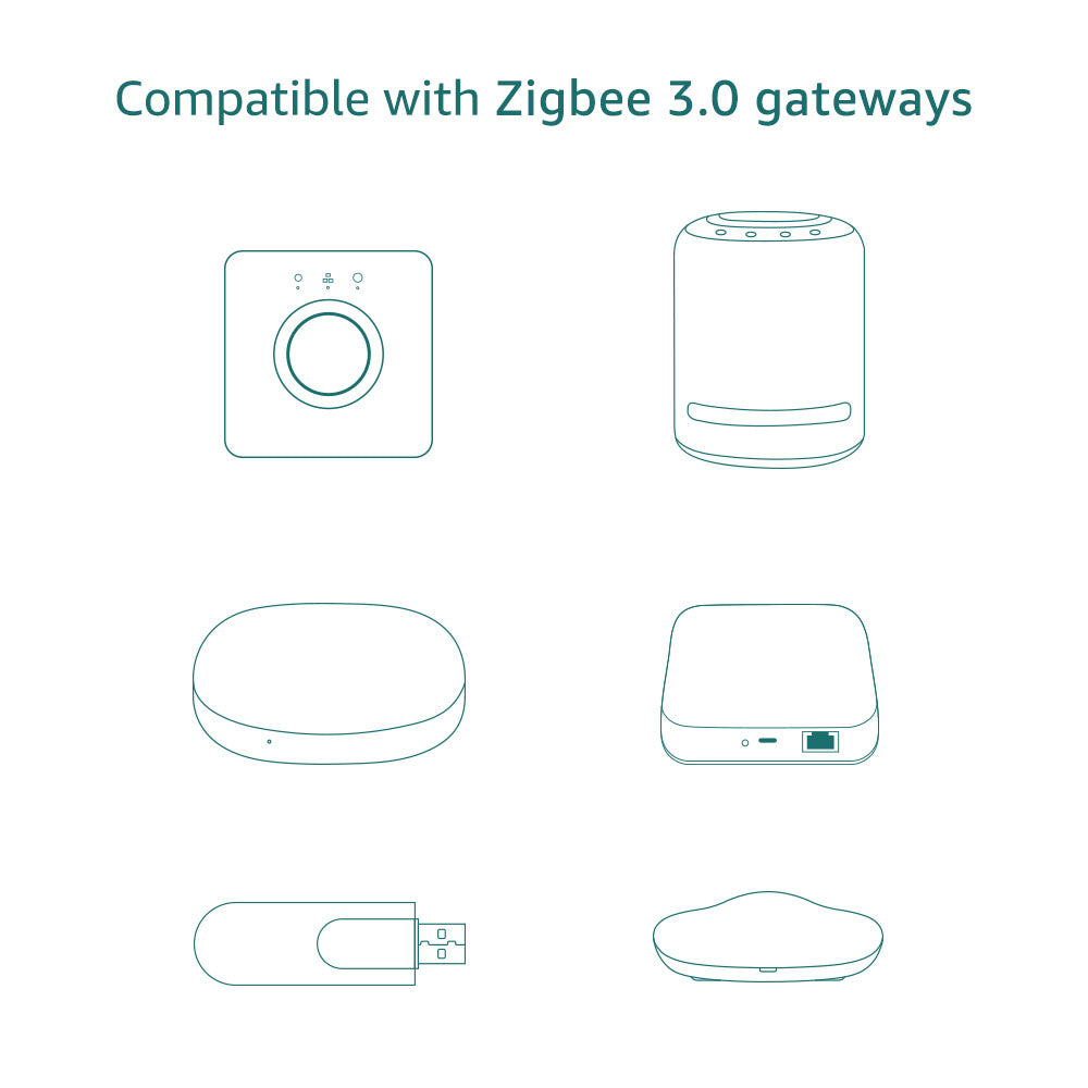 Zigbee 3.0 Pro RGB+CCT 6W 9W 12W LED Downlight IP44 IP54 Ceiling Light Compatible with Tuya APP RF Remote Voice Control