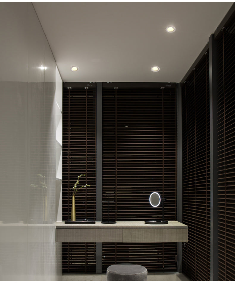 Saiyo Led Downlight 110V 220V Ceiling Light 3W 5W 7W 12W Aluminum Lamp Recessed Round Spot Lights For Kitchen Home Indoor Lighting