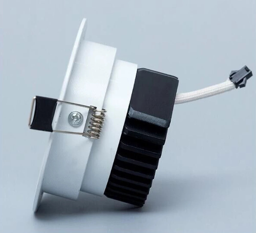 Dimmable LED downlight COB 5w 7w 12w AC220V ceiling light hotel living room bedroom kitchen LED lighting