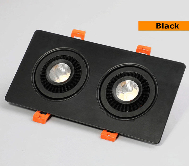 Dimmable 360 Angle Rotatable LED Recessed Downlight Epistar Chip 14W 18W 24W COB Spot Light Ceiling Lamp AC85~265V