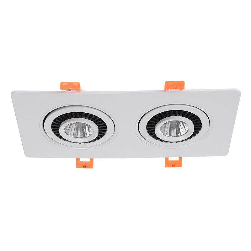Dimmable 360 Angle Rotatable LED Recessed Downlight Epistar Chip 14W 18W 24W COB Spot Light Ceiling Lamp AC85~265V