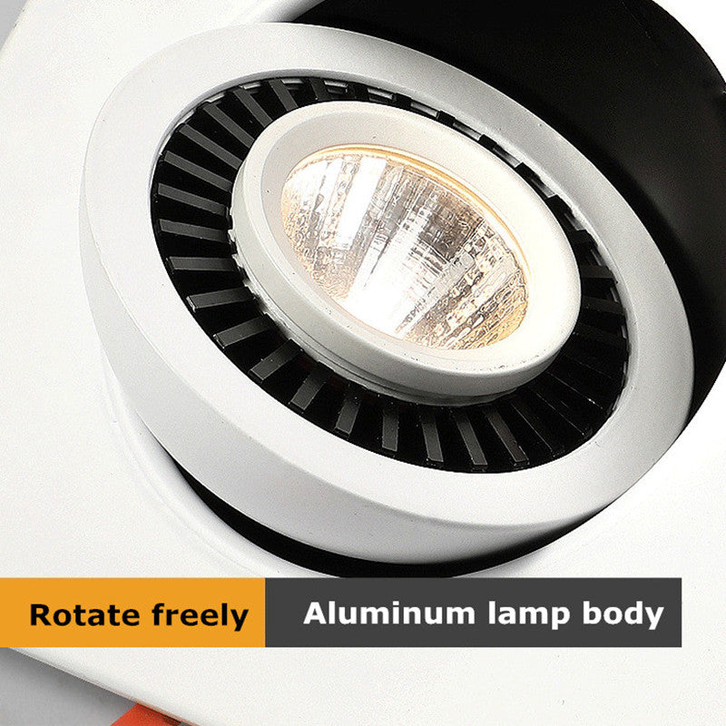 Dimmable 360 Angle Rotatable LED Recessed Downlight Epistar Chip 14W 18W 24W COB Spot Light Ceiling Lamp AC85~265V