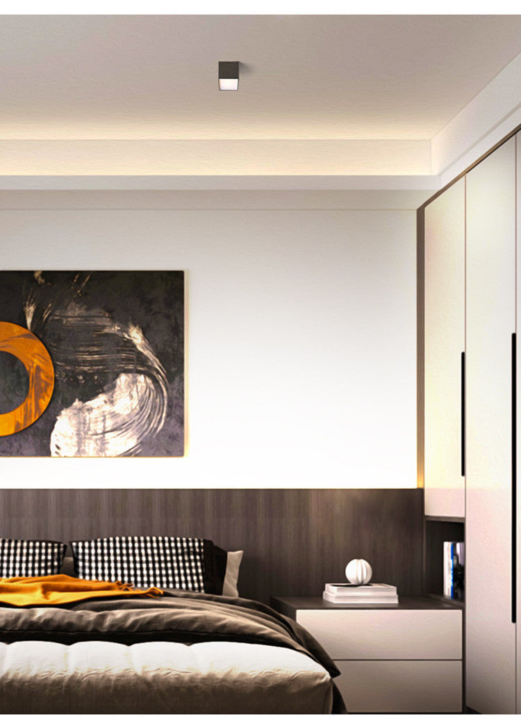 Surface Mounted Quare 9W 12W 15W 20W 30W LED Cube Ceiling Downlight For Room/Corridor/Hallway COB Spot Light Indoor Lighting