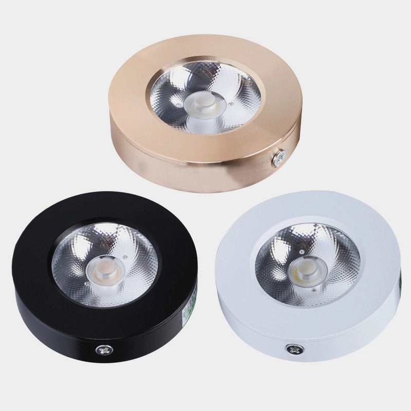 Ultra-thin LED downlight, ceiling spotlight, AC110-240V, cabinet, indoor lighting, warm white and cool white, 3W 5W 7W 10W 15W COB
