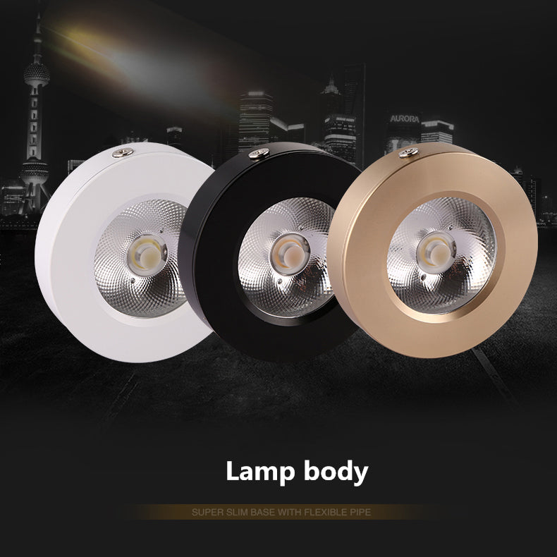 Ultra-thin LED downlight, ceiling spotlight, AC110-240V, cabinet, indoor lighting, warm white and cool white, 3W 5W 7W 10W 15W COB