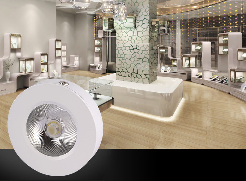 Ultra-thin LED downlight, ceiling spotlight, AC110-240V, cabinet, indoor lighting, warm white and cool white, 3W 5W 7W 10W 15W COB