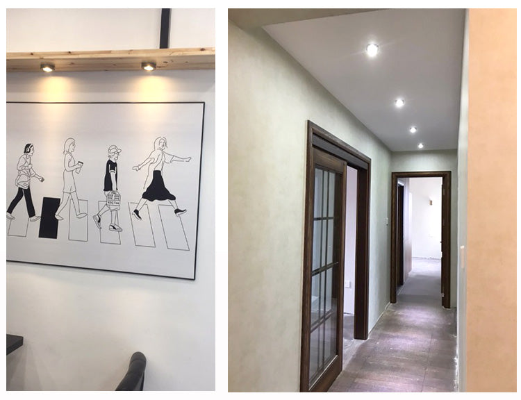 Ultra-thin LED downlight, ceiling spotlight, AC110-240V, cabinet, indoor lighting, warm white and cool white, 3W 5W 7W 10W 15W COB