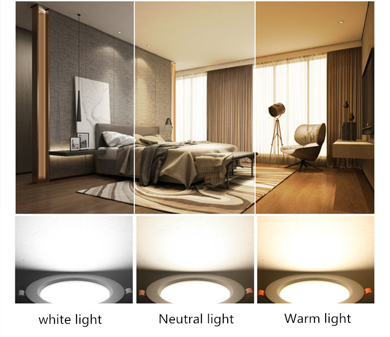 Embedded LED Downlight 5W 7W 12W 18W Thick aluminum Recessed LED Spot Lighting Bedroom Kitchen Indoor led down light lamp