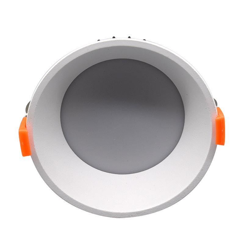Frameless 3 Light Temperature Anti Glare Recessed Downlight 7W 10W 12W 15W 24W Round LED Ceiling Spot Light Pic Background
