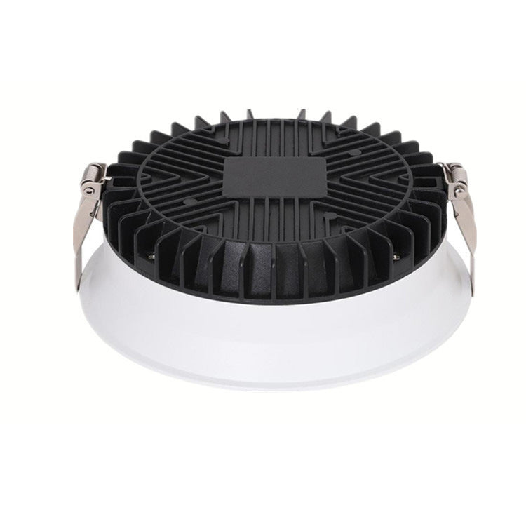 Frameless 3 Light Temperature Anti Glare Recessed Downlight 7W 10W 12W 15W 24W Round LED Ceiling Spot Light Pic Background