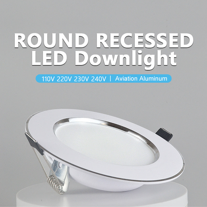 4 Pcs LED Downlight Ceiling Spot 7W 9W 12W 15W 18W 3W 5W 220V Round Recessed Lamp 230V 110V Bulb Bedroom Kitchen Indoor Lighting