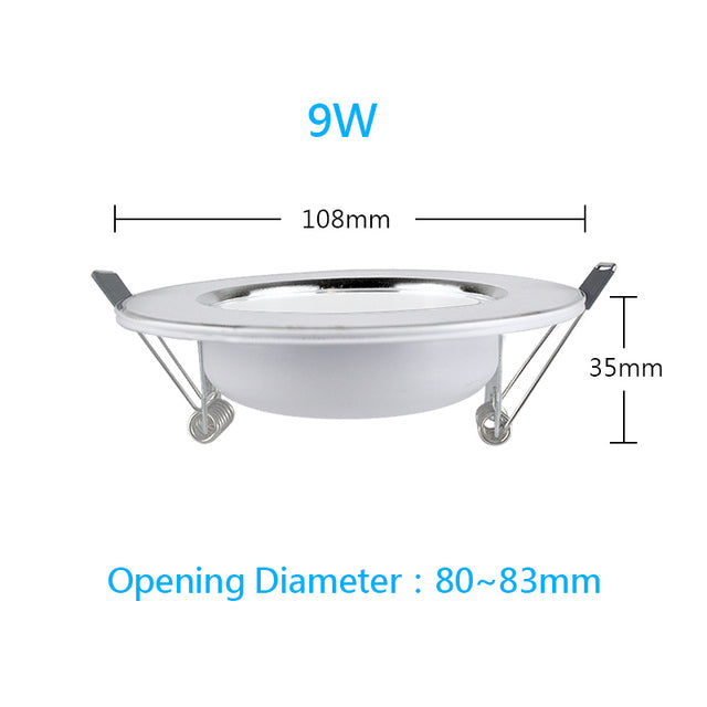 4 Pcs LED Downlight Ceiling Spot 7W 9W 12W 15W 18W 3W 5W 220V Round Recessed Lamp 230V 110V Bulb Bedroom Kitchen Indoor Lighting