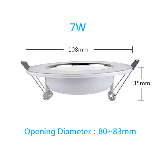 4 Pcs LED Downlight Ceiling Spot 7W 9W 12W 15W 18W 3W 5W 220V Round Recessed Lamp 230V 110V Bulb Bedroom Kitchen Indoor Lighting