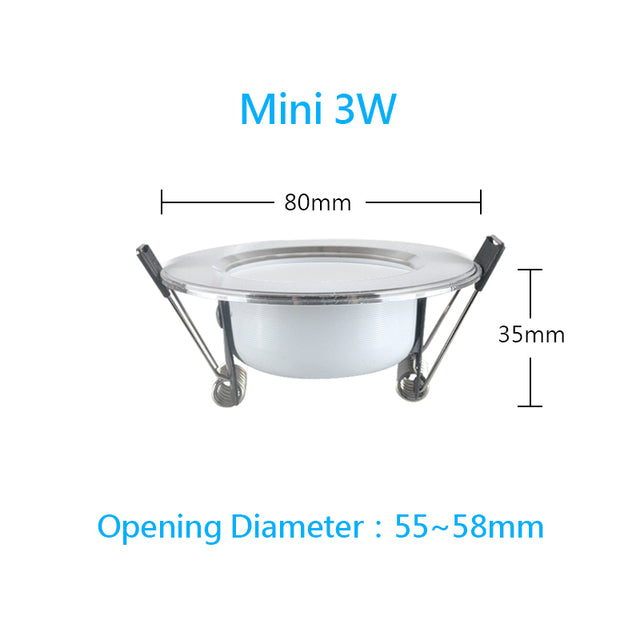 4 Pcs LED Downlight Ceiling Spot 7W 9W 12W 15W 18W 3W 5W 220V Round Recessed Lamp 230V 110V Bulb Bedroom Kitchen Indoor Lighting