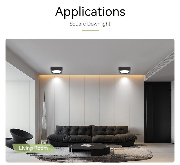 Square Led Ceiling Light 220V Downlight 10W/15W/25W/35W Spotlight Led For Bedroom Lighting Fixture Kitchen Panel Light Living Room