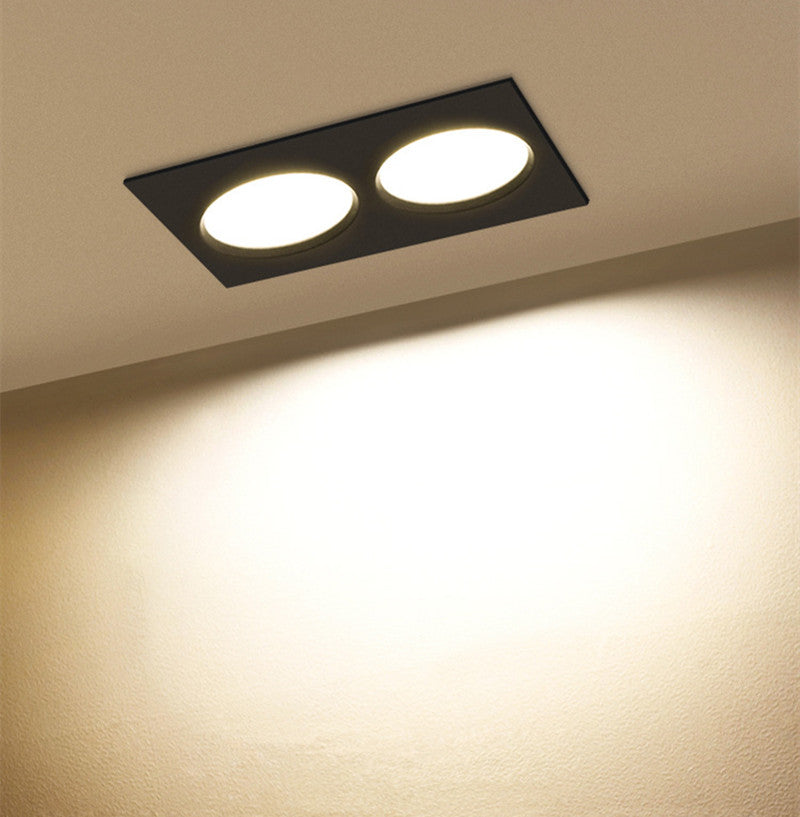 Dimmable SMD Recessed Led Downlight Square 2835 Spotlight 110/220V 18W 24W 30W Ceiling Lamp For Indoor Lighting