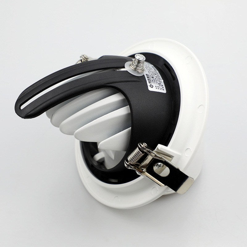 Recessed LED Downlight Angle Adjustable Built-in LED Spot light Encastrable AC220V White Black 5W 7W 10W 20W for Indoor Lighting