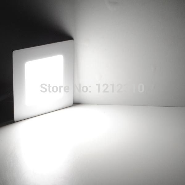 Dimmable led downlight square panel light 3w 4w 6w 9w 12w 15w 25w ceiling recessed lamp warm cold white plafond