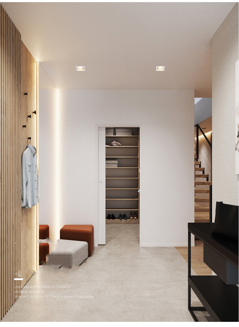 Recessed Anti-glare LED COB Downlight 7W 10W Dimmable 85-265V Ceiling Lamp Spot Light 12W 15W Home Living Room Bedroom Lighting