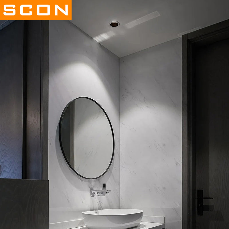 SCON LED Downlights Waterproof IP44 Lamp Ceiling Recessed 7W Safety voltage Recessed LED Lamp Spot Light for Boat for Bathroom