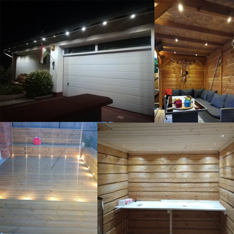 Outdoor LED Spot Light Landscape 12V Lighting Hotel Garden Project Light 1W Lamp 15mm Kitchen DJ KTV Stair Star Downlight