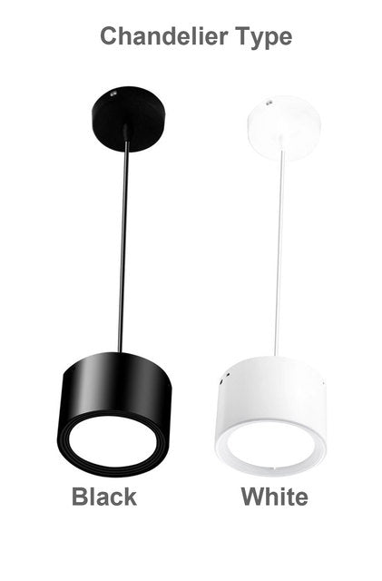 LED Chandelier Light 4pcs Surface Mounted 5W 7W 9W 12W 15W 18W LED downlight Open Mounted LED Ceiling Lamps AC85-265V 110V