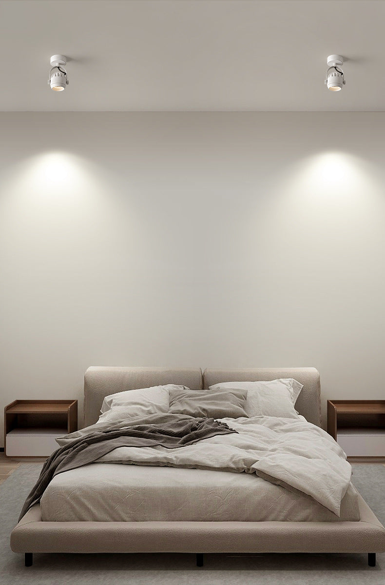 Ceiling Led Spot Lights Lamp Round Nordic 5W 10W Adjustable 220v Angle Home/Commercial Anti-Glare Folding Rotary Downlight Store