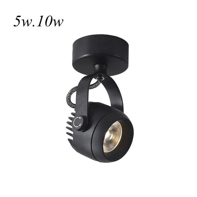 Ceiling Led Spot Lights Lamp Round Nordic 5W 10W Adjustable 220v Angle Home/Commercial Anti-Glare Folding Rotary Downlight Store