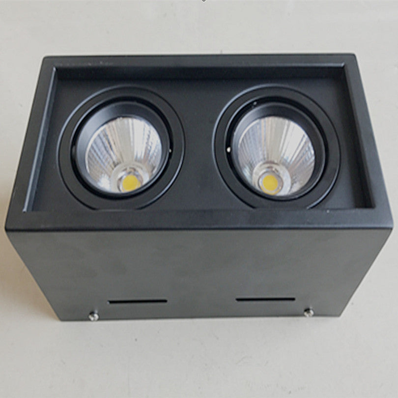 Dimmable 20W Square 6x LED Downlights 110V 220V LED Recessed Ceiling Lamps Down Light for Clothing Shoes Shop Stores