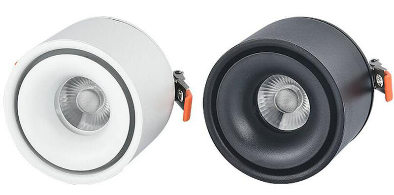 360 degree rotation Round LED Downlight 10W 15W Aluminum AC110V 220V LED Down Light Ceiling Recessed Spot Light