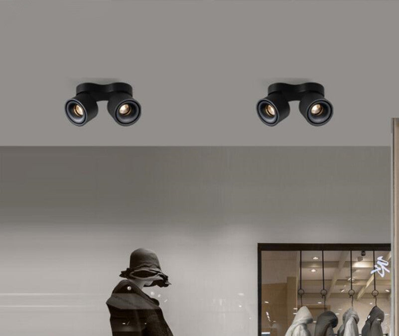 High Power 30W 40W Dimmable COB LED Ceiling Lamp Downlights Surface Mounted Indoor Lighting for Stores Shopping Mall