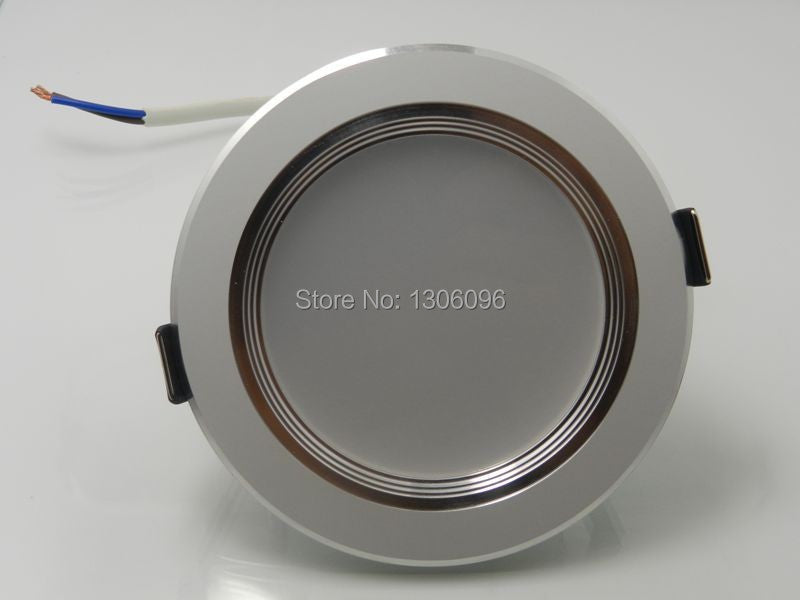 LED DownLight 6pcs/lot driverless dimmable AC220-240V 5W/7W/9W/12W/15W high lumens SMD LED downlight