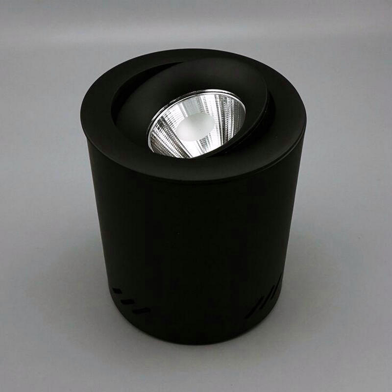 High quality black body White Body dimming LED downlight COB 10W 15W 20W Dimmable LED Spot light led ceiling lamp