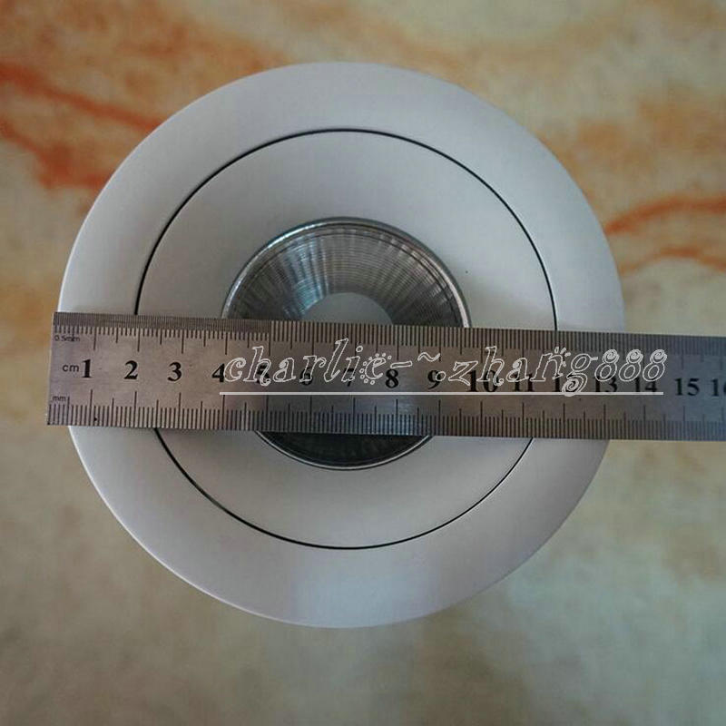 High quality black body White Body dimming LED downlight COB 10W 15W 20W Dimmable LED Spot light led ceiling lamp