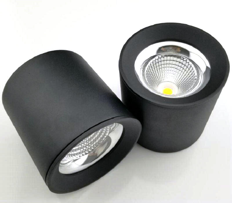 LED Panel Light Surface Mounted leds 12W 15W 20W Square/Round Downlight ceiling down AC110V-240V lampada lamp