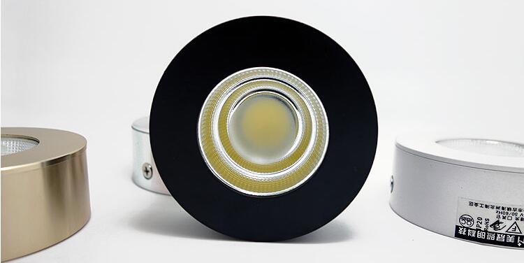 New Arrival AC220V LED Downlights 3W 5W COB Surface Mounted Downlights downlight anti-glare bedroom living room corridor