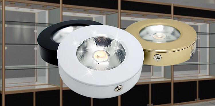 New Arrival AC220V LED Downlights 3W 5W COB Surface Mounted Downlights downlight anti-glare bedroom living room corridor