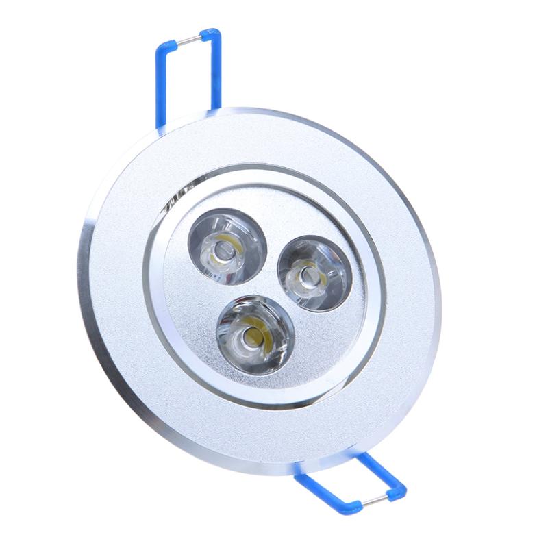 Pack of 10 Pocketman 110/220V 9W LED Ceiling Light Downlight,with LED Driver,Warm White Spotlight Lamp Recessed Lighting Fixture