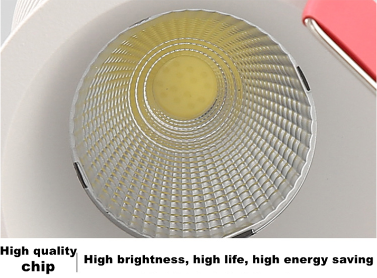 Circular Anti Glare Dimmable LED Downlights 5W 10W Ceiling Spot Lights Warm Cold White Background Lamps Indoor Light