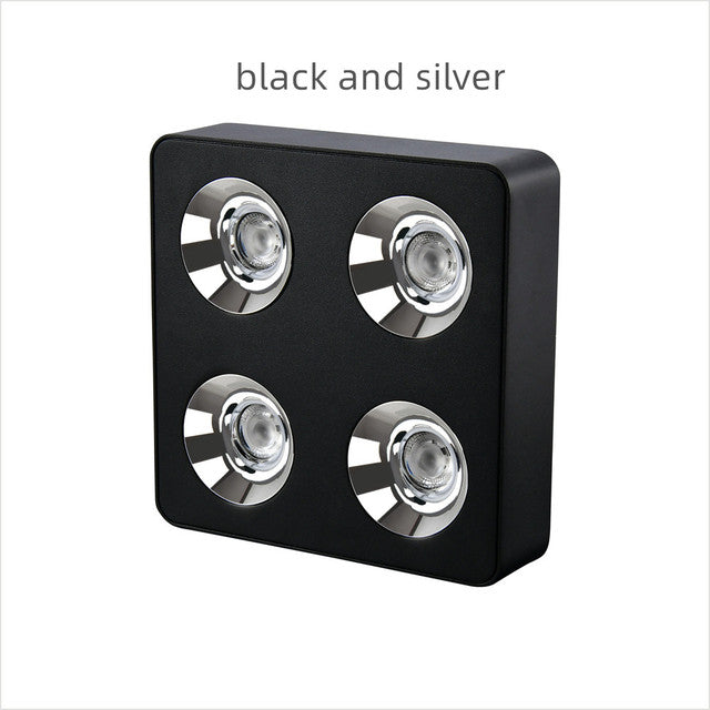 Ultra-thin four-headed square surface mounted spotlight 36W 48W 60W downlight anti-glare bedroom living room corridor dimmable l