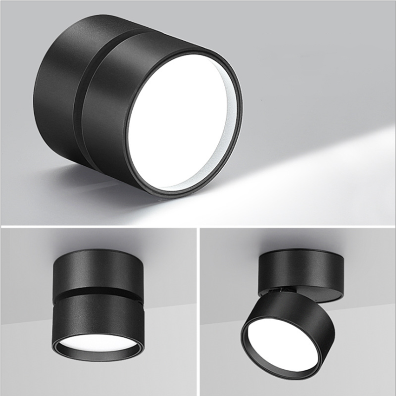 LED Downlight 20W 15W 10W Style Anti-glare Dimmable Surface Mounted Rotating Epistar Spot Light Ceiling Lamp