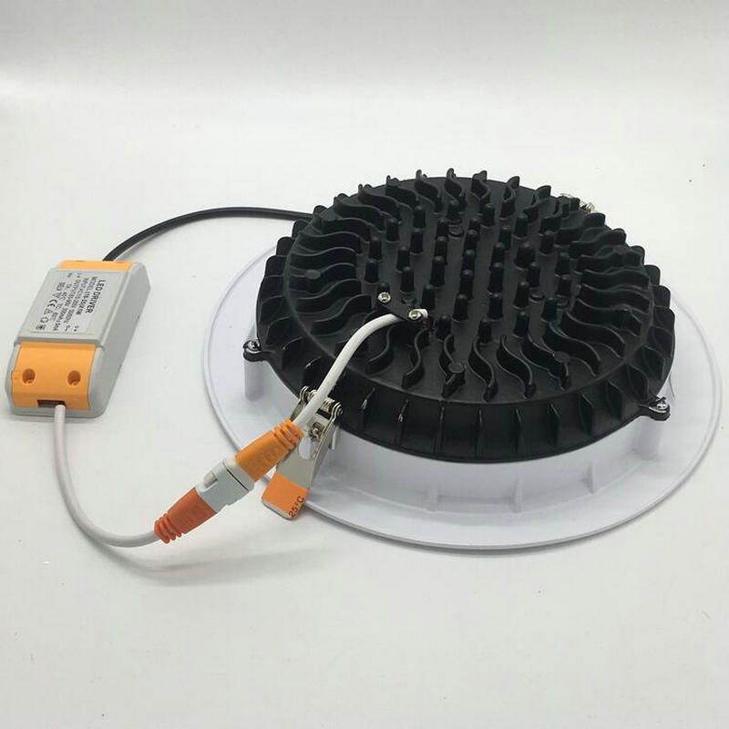 White Body Round LED Recessed Downlight 15W 20W 25W 30W COB Ceiling Spot Light with LED Driver Indoor Lighting